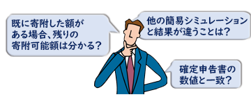 ふるさと納税上限額シミュレーションについてＱＡ